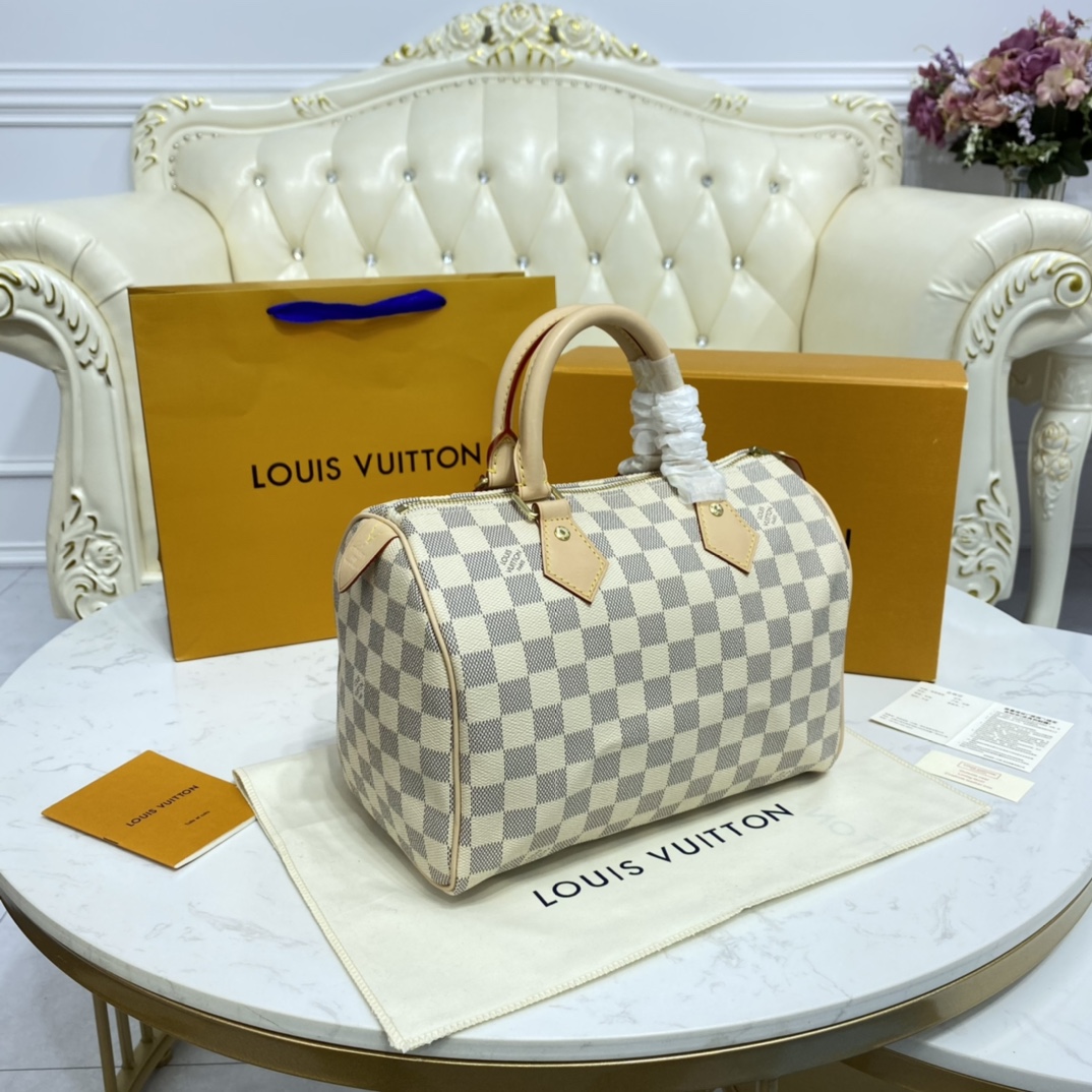 Louis Vuitton SPEEDY BANDOULIERE 25 Damier Ebene Handbag N41371 